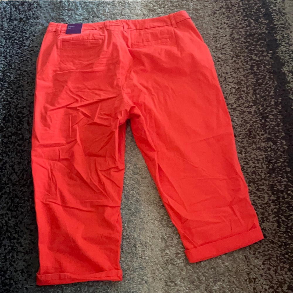 Lane Bryant Coral Color Capri